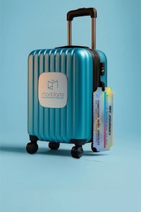 Modularte Corp. travel equipment suitcase and ticket